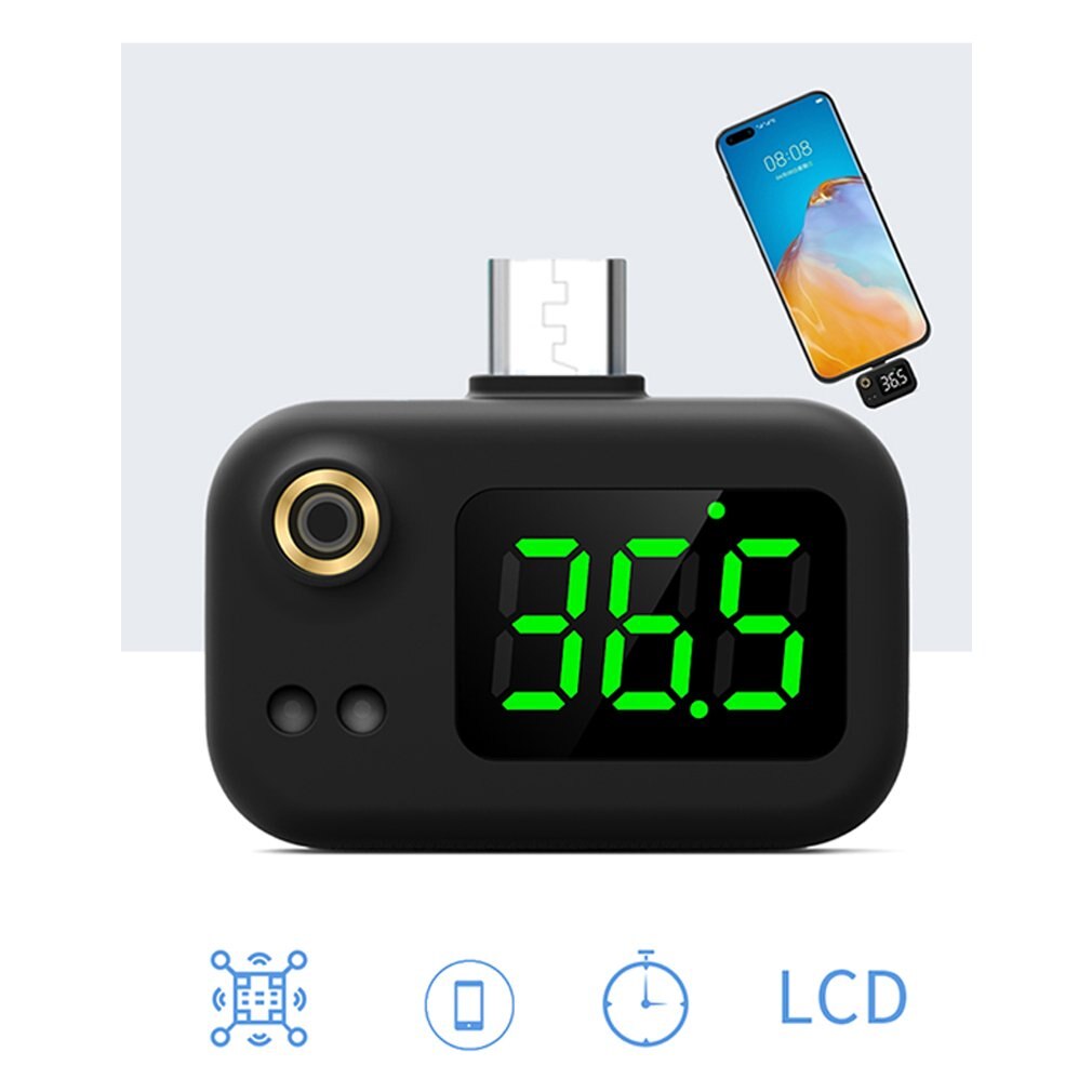 Usb Intelligent Mini Mobile Phone Thermometer Health Care Convenient Infrared Electronic Digital Thermometer