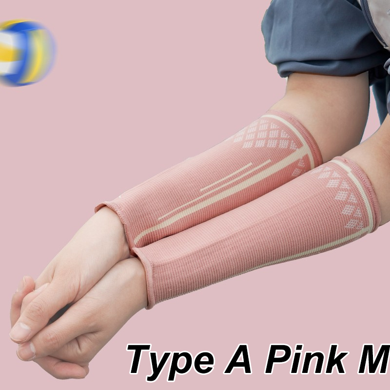 1 Paar Volleybal Arm Guard Polssteun Mouwen Passeren Onderarm Mouwen Oefening Pols Beschermer Sport Ademende Polsband: YELLOW