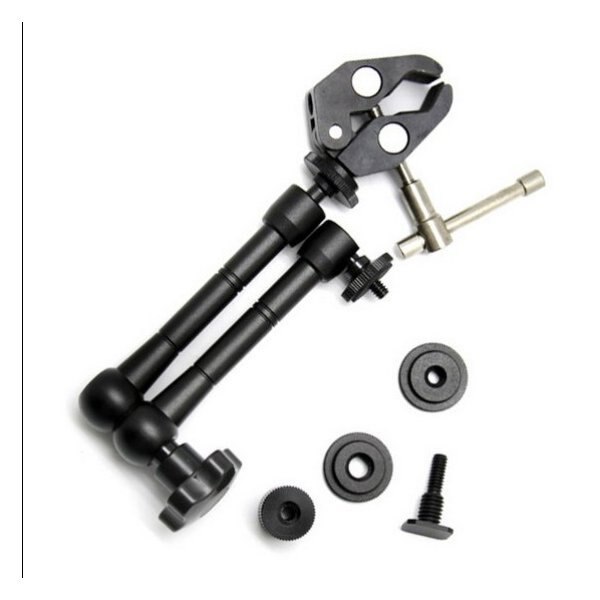 11 inch Articulating Wrijving Magic Arm + Super Clamp voor DSLR Camera/LCD/LED Licht