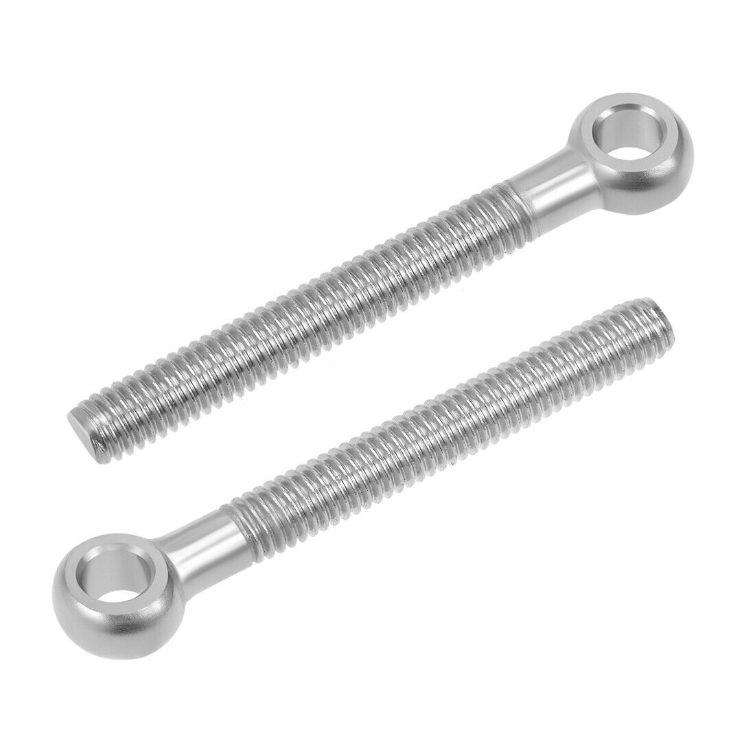 M6 x 50mm 304 Stainless Steel Machinery Shoulder Lifting Eye Bolt 2pcs