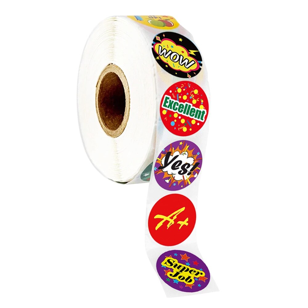 500Pcs Beloning Stickers Aanmoediging Sticker Voor Kids Motivatie Stickers Met Schattige Dieren Voor Studenten Leraren