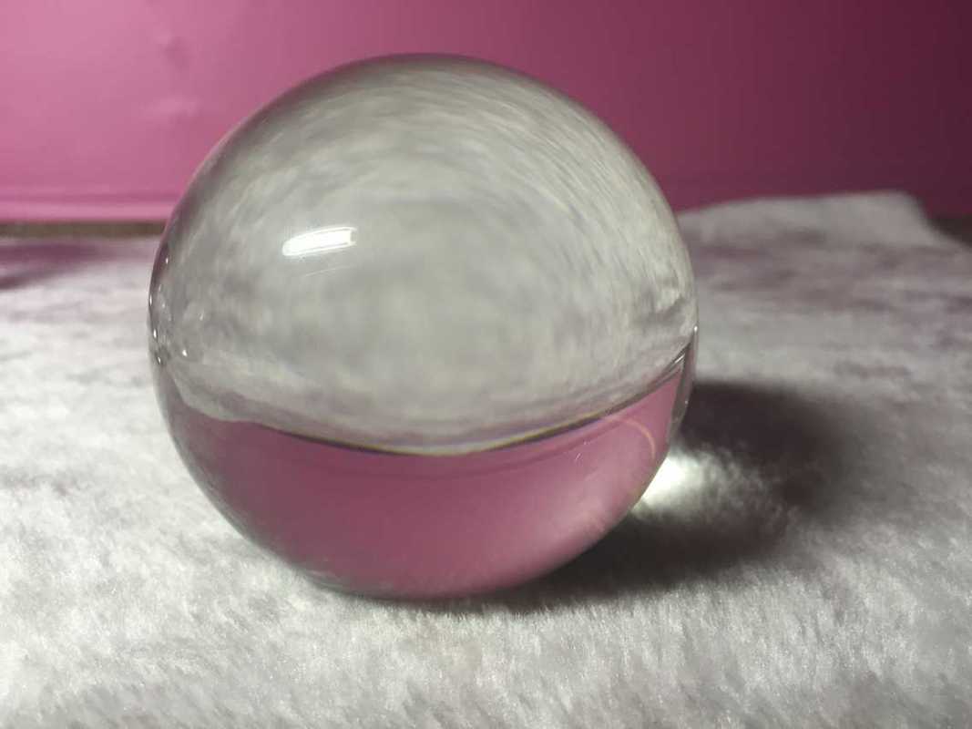 Photography Glass Crystal Ball 80/100/110mm Sphere Photography Photo Shooting Props Lens Clear Round Artificial Ball Decor