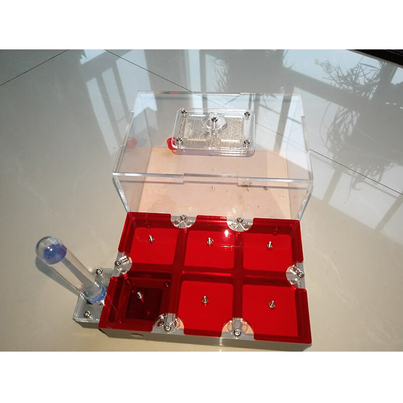 Große Größe Ant Nest Flache Nest Ant Farm Mit Test Rohre und Sonnenblende 3D Druck Matrix Insekt Liefert: 6 grids