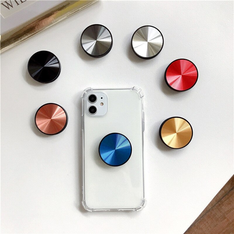 Support rond de téléphone portable, accessoires de téléphone portable, poignée pliante pour iPhone XR Samsung Huawei Xiaomi
