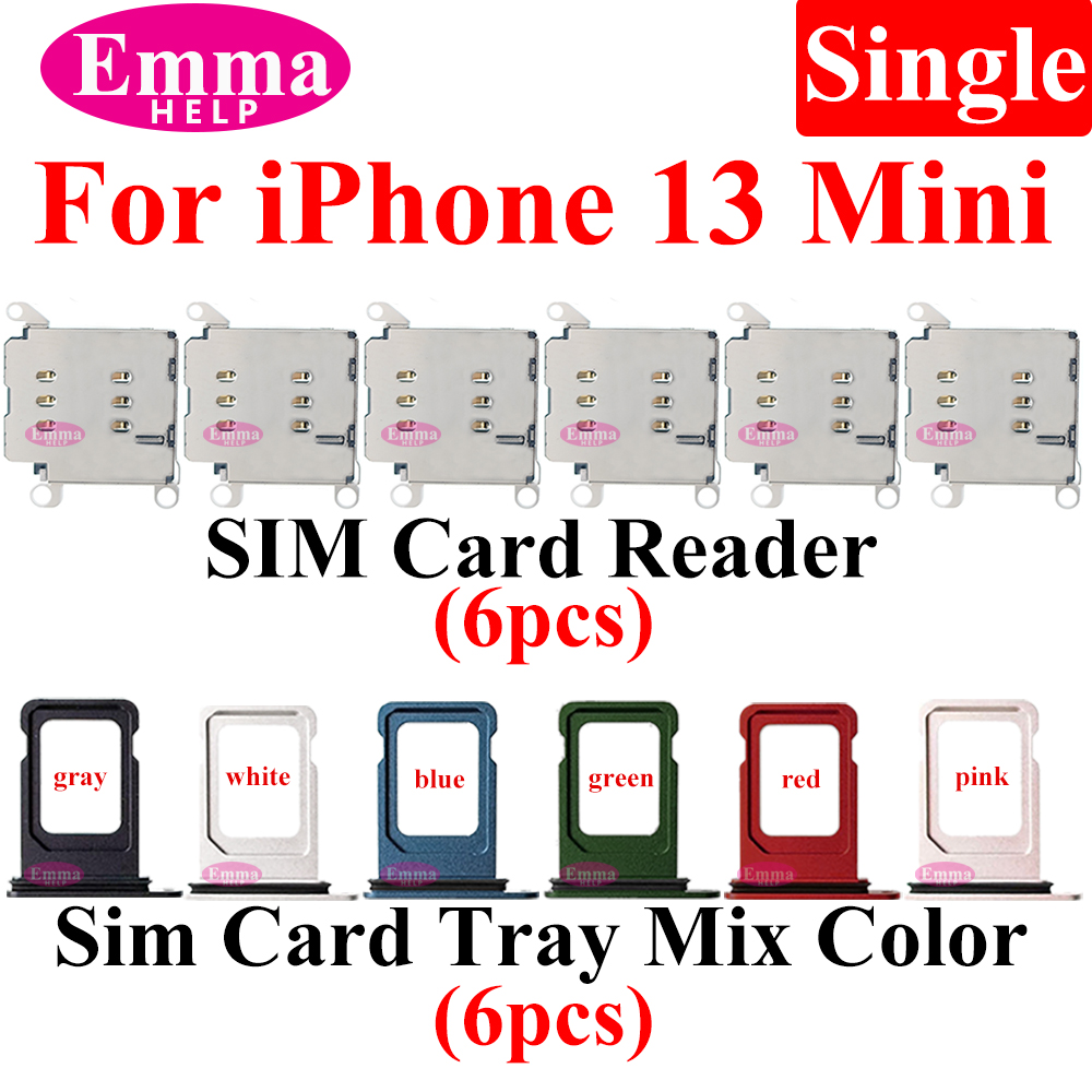 12 Stück Single-SIM-Kartenleser-Anschluss biegen kabel für iPhone 13 12 11 14 Profi Max XR Dual-SIM-Karten fach Steckplatz Halfter Adapter: Blau