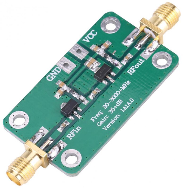 20-3000MHz Wideband RF Low Noise Amplifier Radio Frequency LNA 35DB Transmitter RF Power Amplifier Ham Radio Module