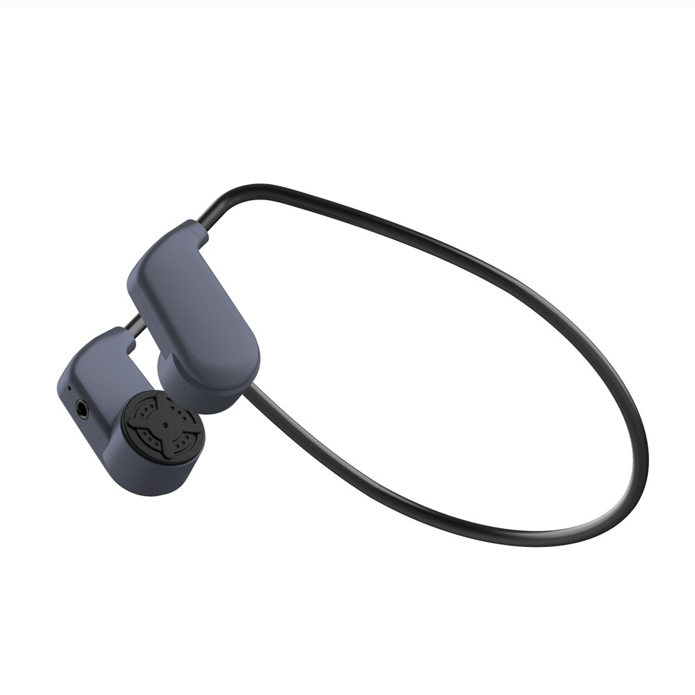 IPX8 Waterproof MP3 Swimming headphone Bluetooth 5.0 Bone Conduction player Sport Music headset diving MP3 For mi/phone 16G RAM: BT MP3 gray