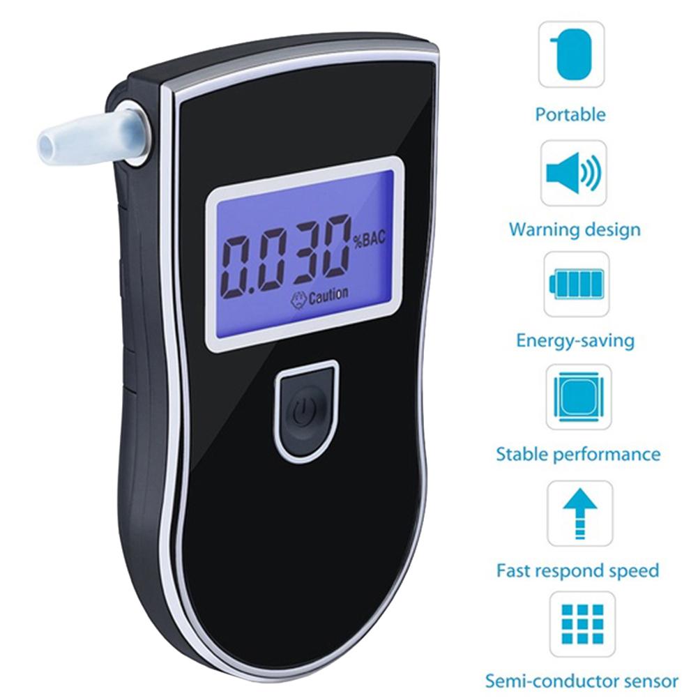 AT-818 Portable Handheld Digital Display Alcohol Breathalyzer Tester Detector