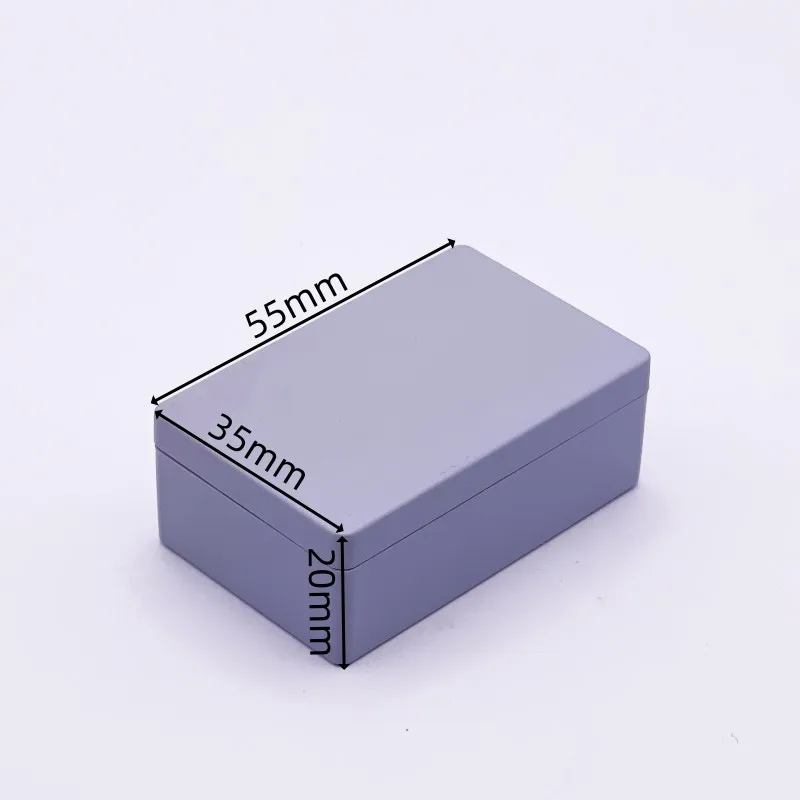 Custodia per strumenti alloggiamento fai-da-te da 70/100 mm Scatole per custodie impermeabili bianche nere Scatola per progetti elettronici: nero