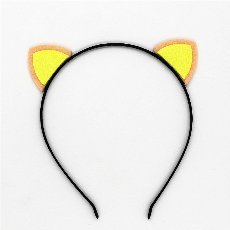 relaxdays 4 x verkleedset tijger - 3-delige tijgeroren set - diadeem