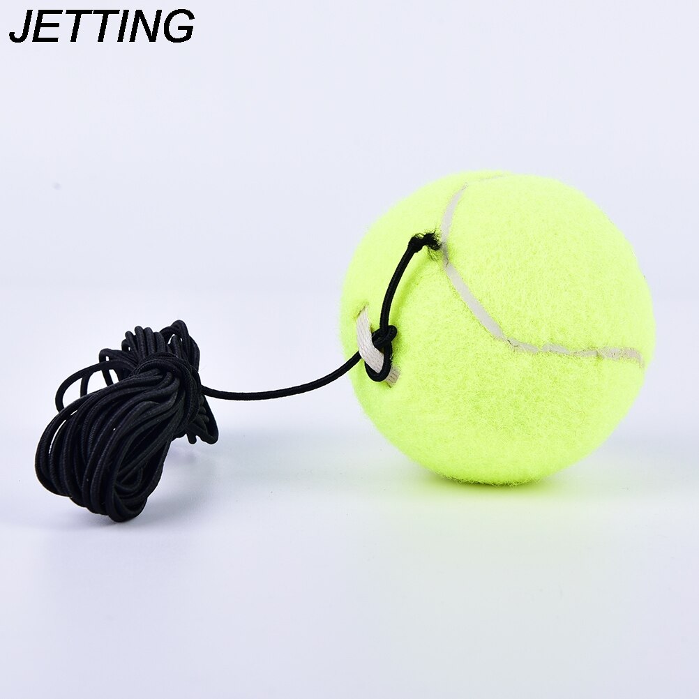 1Pc Exercise Ball with Rubber Rope Trainer Train Tool Tennis Ball Sports Tennis Training Balls Trainer