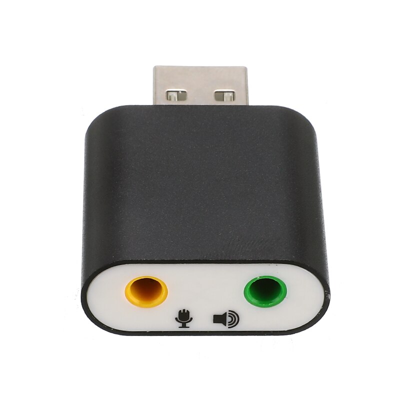 Mini Externe USB 2.0 7,1 CH Virtual Audio Soundkarte Adapter Converter für Notebook Audio Soundkarte Adpater 1 stücke