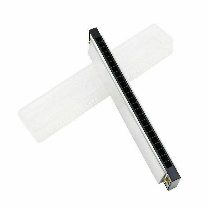 Professionele 24 Hole Harmonica Key C Mondharmonica Hobby Training Voor Beginners Muziekinstrument Met Clear Opbergdoos