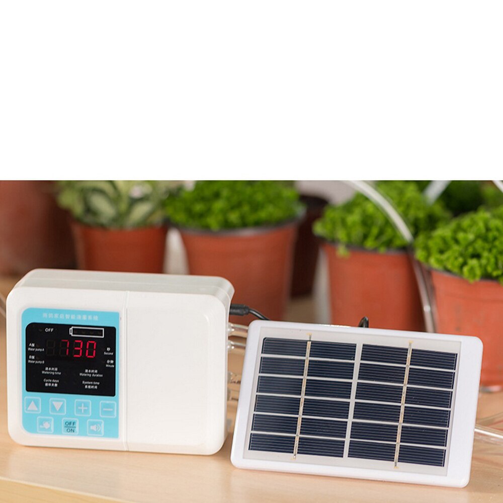 Timer Garden Self-watering Kit Solar Charging Smart Drip Irrigation System Kit Cultivation and Nursery Irrigation System