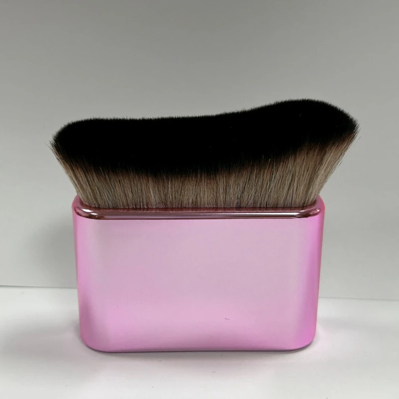 Pinceau de maquillage sirène pour fond de teint corporel, brosse pour bronzage, mousse autobronzante, sans soleil, 1 pièce: vert clair