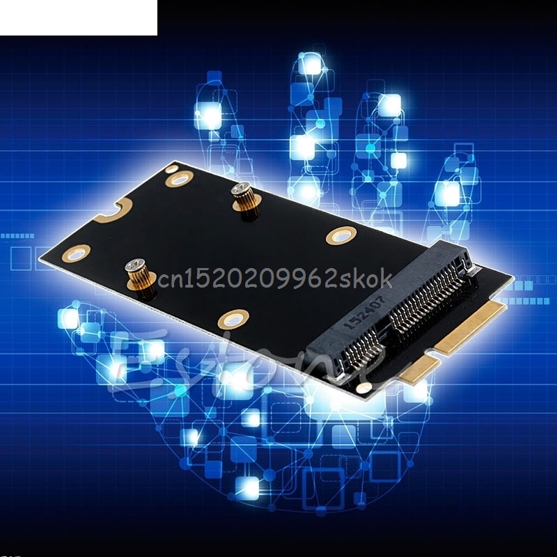 MSATA SSD Zu SATA Adapter Karte 7 + 17 Stift für für MacBook Profi A1425 A1398 MC976