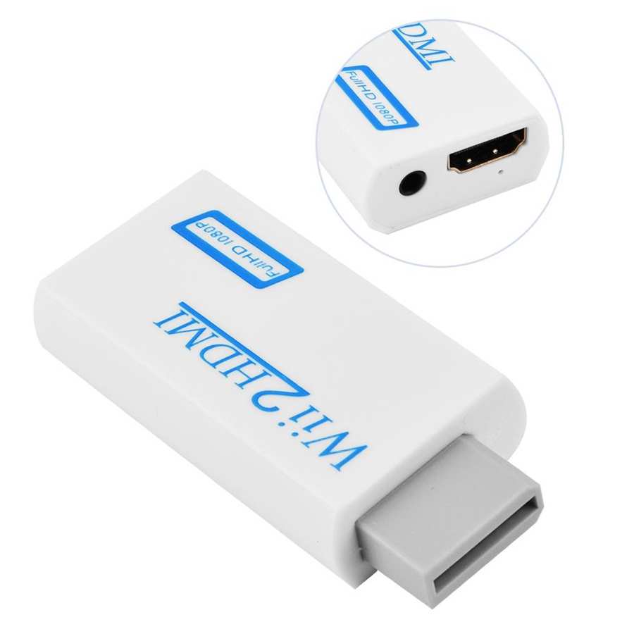 Wii 2 Naar Hdmi Converter 720P/1080P Hd Output Draagbare Mini Video Audio Adapter Wii Video adapter