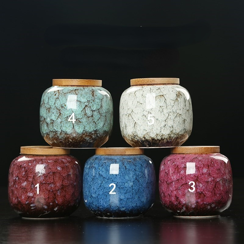 Boîtes de conserve hermétique en céramique, résistant à l&#39;humidité, boîte de médicaments Portable, pots de bonbons, décor de maison