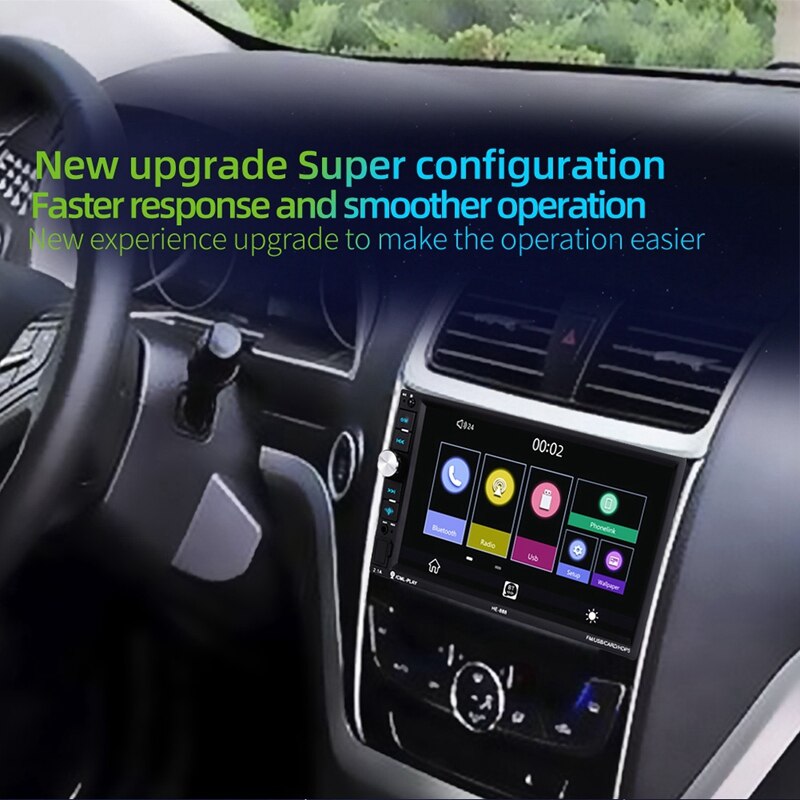 7 Inch Double 2 DIN Car MP5 Player Wireless Press Sn Stereo Radio