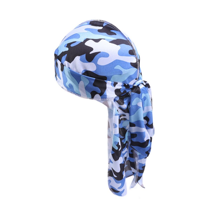 Utskrift pirat hatt bandage pannband keps cancer kemoterapi herr camo turban kvinnor bandanas håraccessoarer: Stil 5