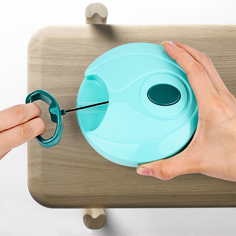 Manual processador de alimentos chopper liquidificador slicer seguro livre durável cozinha do agregado familiar