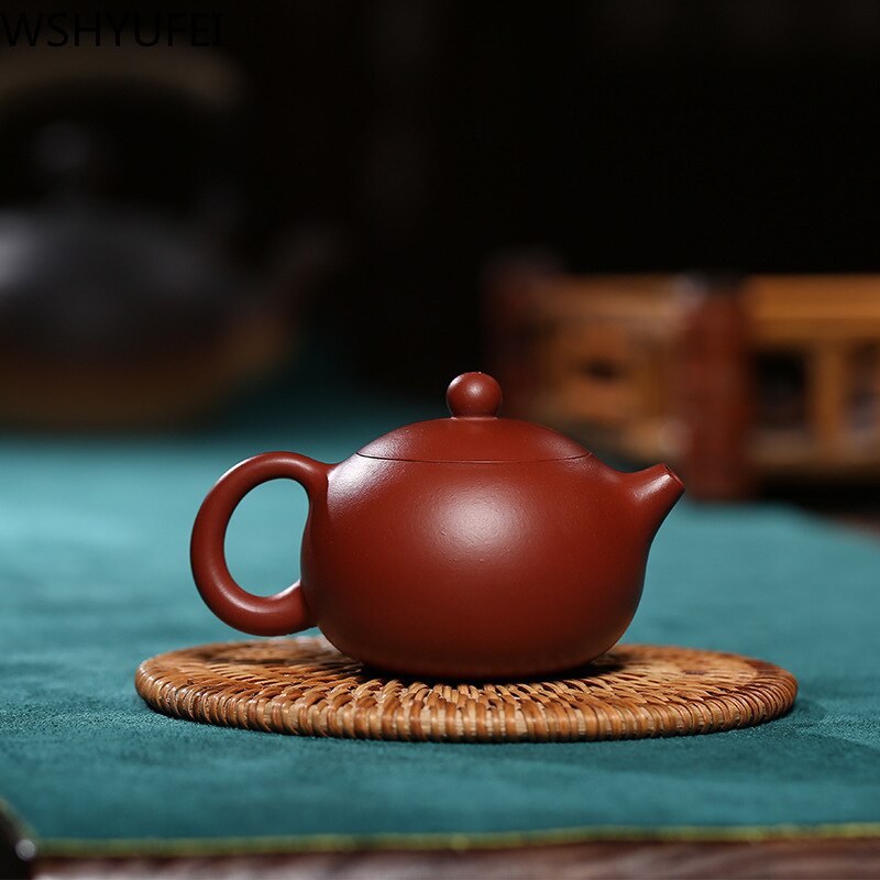 Yixing theepot paarse klei xishi theepot handgemaakte ketel tie guanyin zisha thee set dahongpao theewaar 188 bal gat filter 100ml