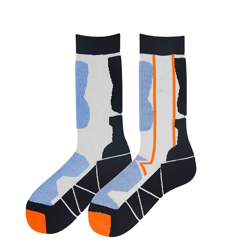 Wool Socks Outdoor Thickened Sports Ski Socks Long Tube Walking Warm And Breathable Quick Dry Socks Cycling Running Sports Socks: Color 16