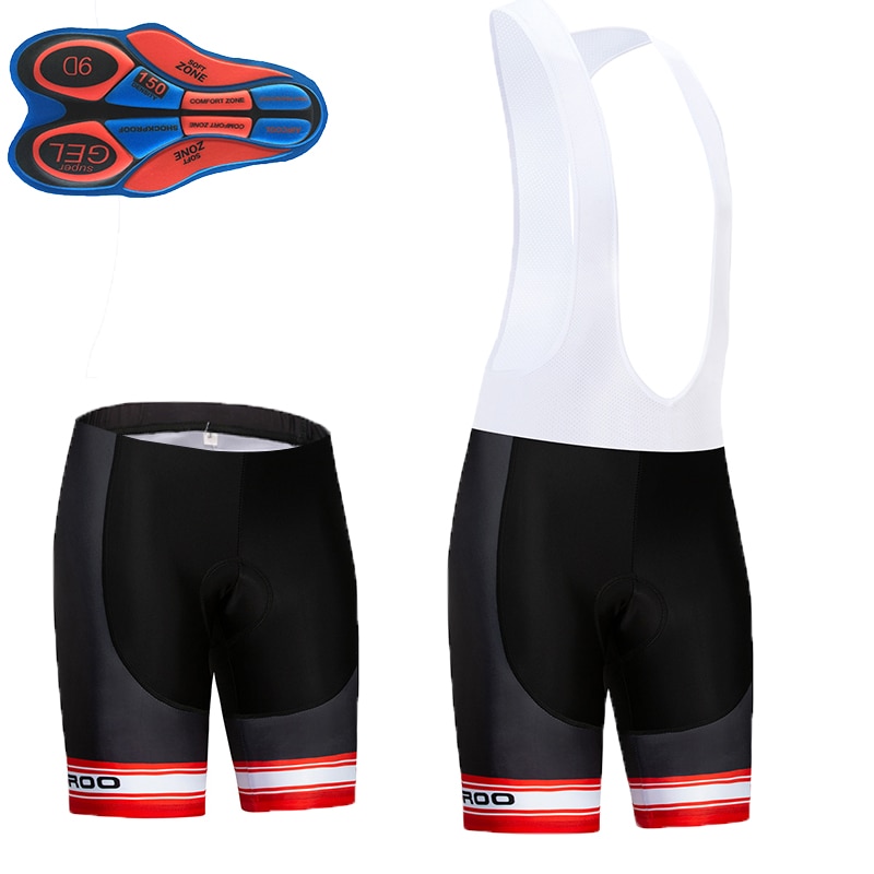 Sorte cykelshorts til mænd mtb cykel cykel 9d polstret hagesmæk short quick dry mtb shorts herre elastiske cykelshorts bukser xs -4xl