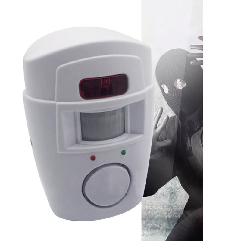 Dør/vindue anti-tyveri menneskelig krop induktion høj decibel alarm infrarød fjernbetjening hjem forbedring hardware dør