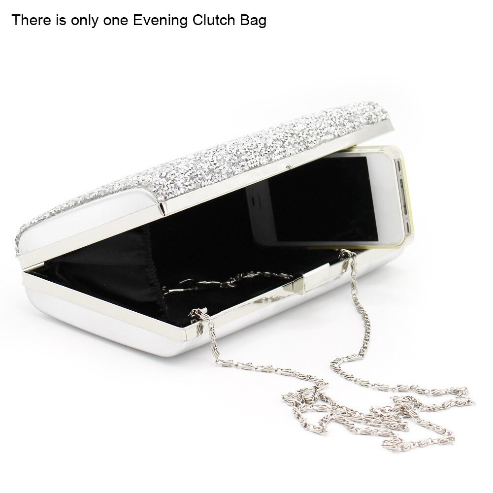 Outdoor Feestartikelen Met Ketting Bruiloft Portemonnee Avond Clutch Bag Prachtige Kleine Voor Vrouwen Meisjes Elegante Strass Crossbody