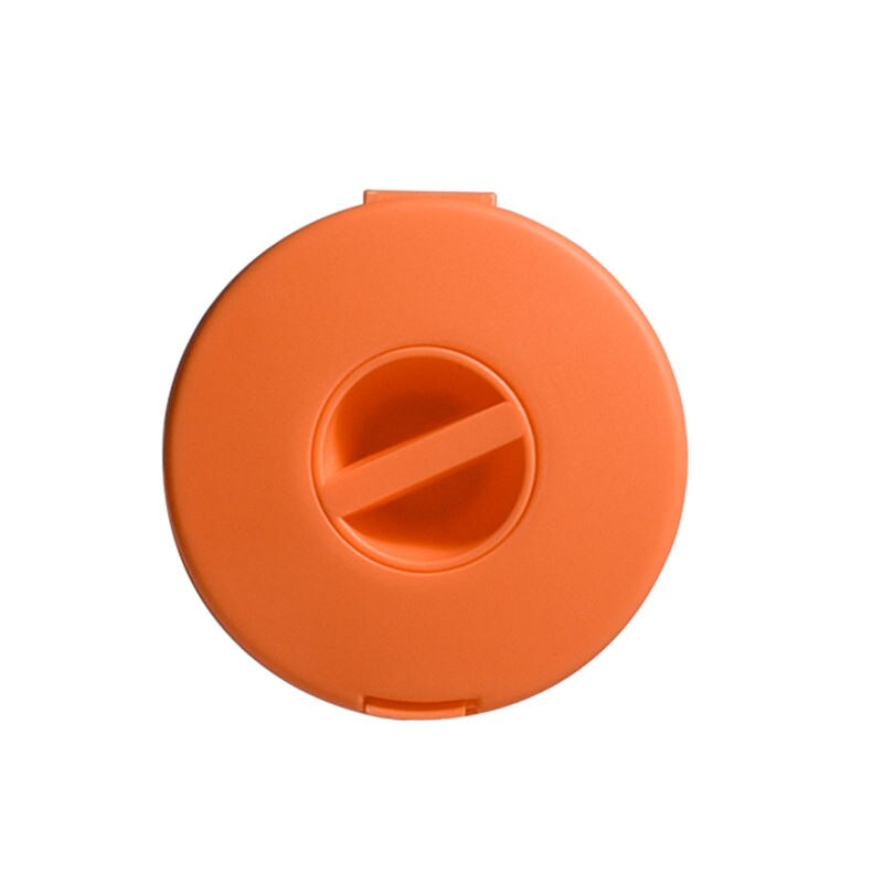 Cable Container Round Wire Winder Box Portable Phone Data Cable Storage Box Case USB Charger Holder Wire Management Box U3: Orange