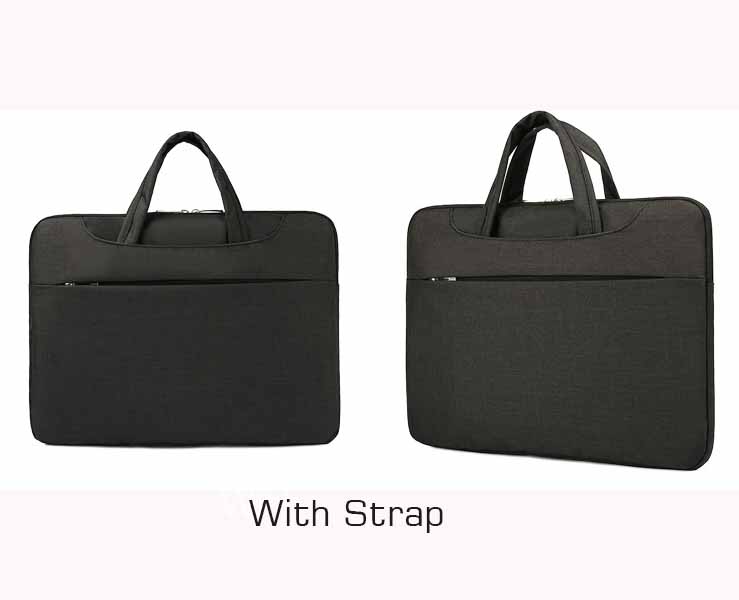 Crossten 15.6 inch Laptop Briefcase Men Women Waterproof Handbag Large Capacity Portable Thin Super slender Messenger bag: C Black