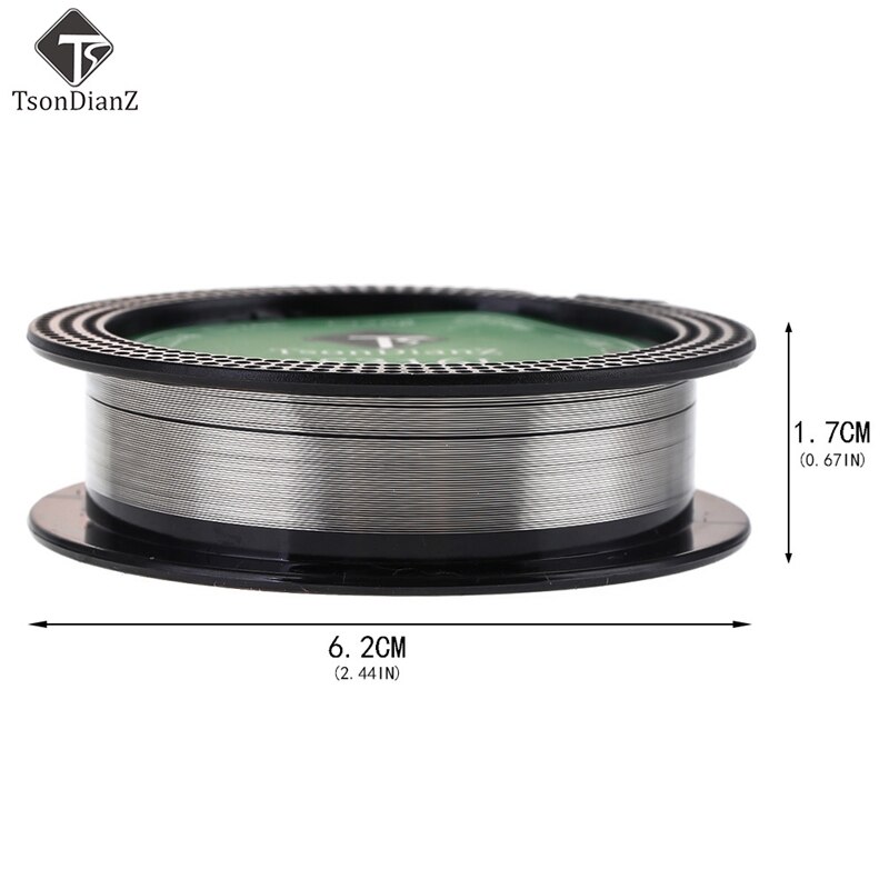 10m/roll TsonDianZ SS316L Wire 32ga 30ga 28ga 26ga 24ga 22ga 20ga Heating Wire Huge Cloud Pure Flavor Resistance Coil Wire