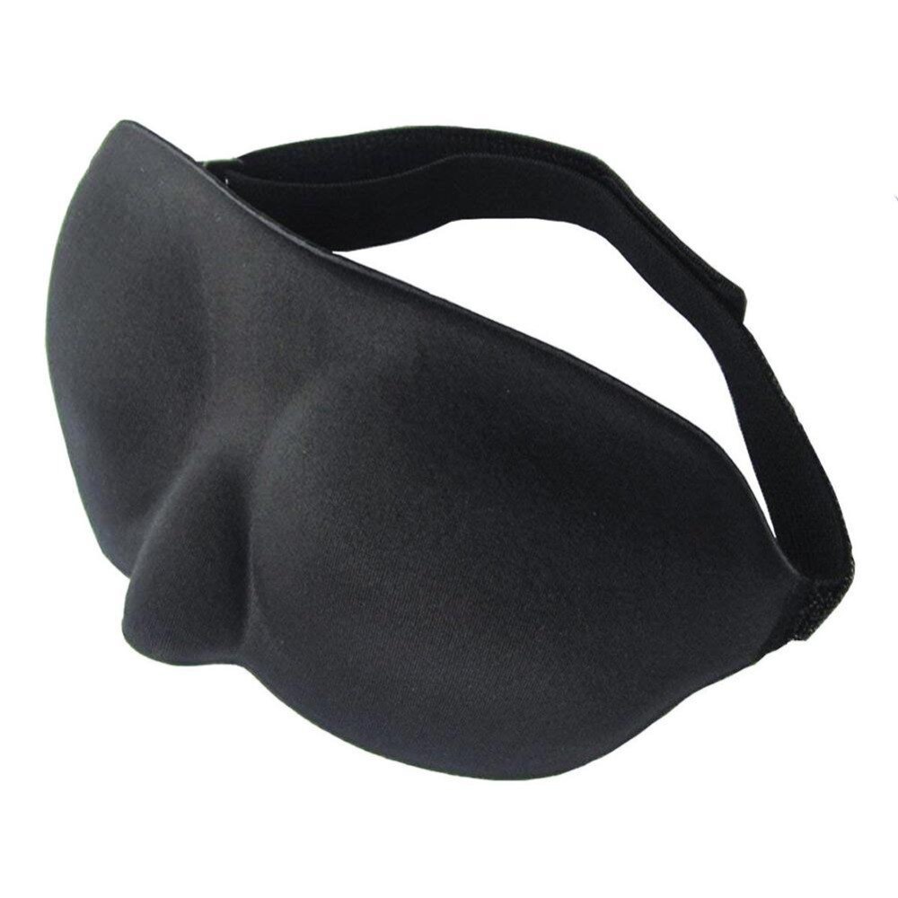 3D máscara de dormir transpirable mascarilla para dormir visera cubierta de sombra suave portátil venda de parche para los hombres las mujeres dormir bien
