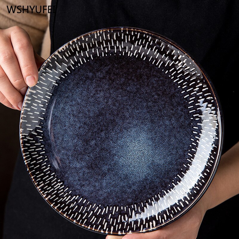 Direct sales light luxury blue ceramic household f... – Vicedeal