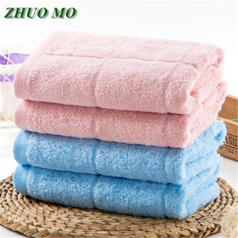 Zhuo Mo 4 Pcs 100% Bamboevezel Handdoeken 34*74 Cm Gezicht Handdoek Set Cool Bamboe Absorberende Gezonde badkamer Handdoeken Voor Volwassenen