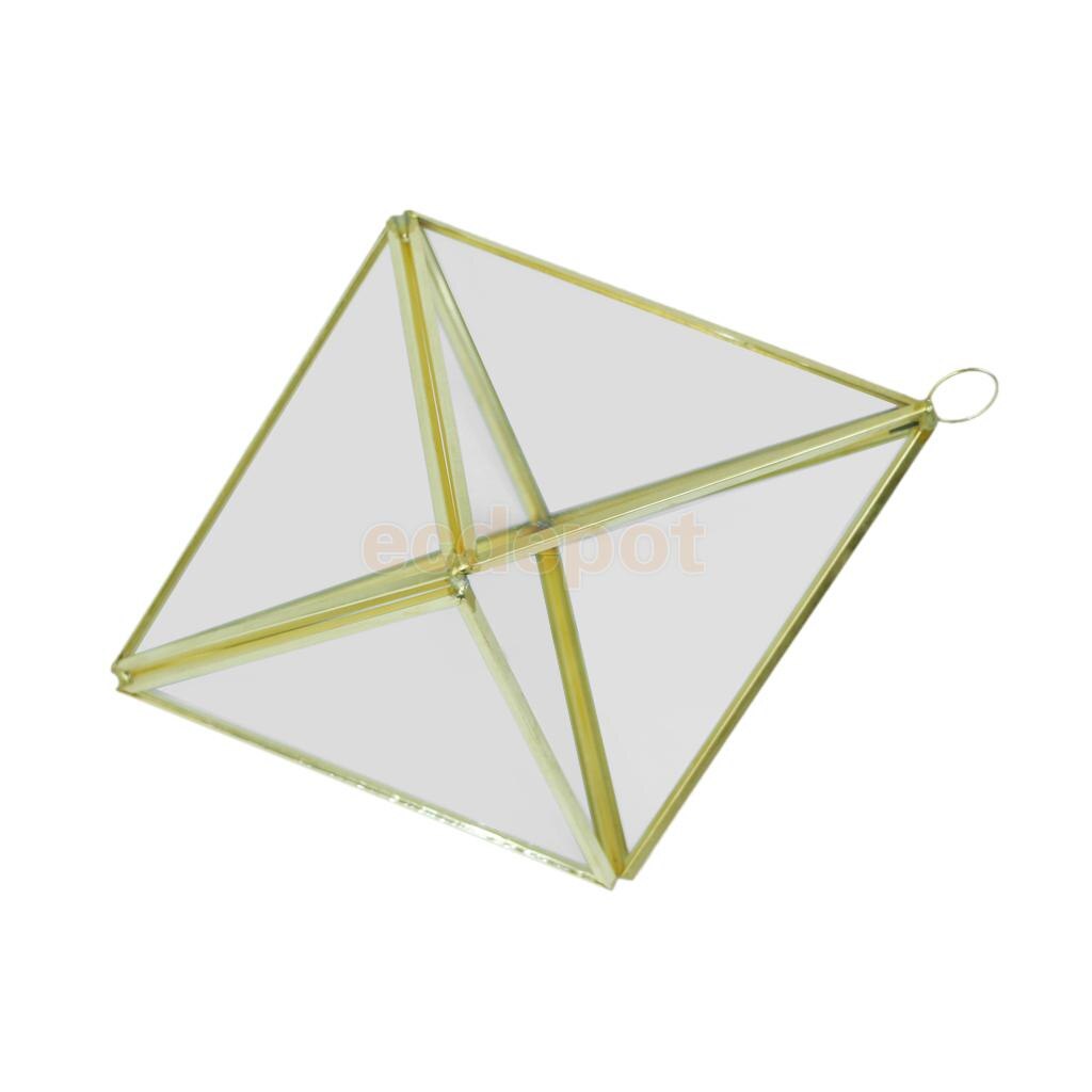 Rosa vaso de vidro geométrico irregular, recipiente de terrário para plantar suculentas, vaso de mesa, decoração de casamento para casa, escritório diy