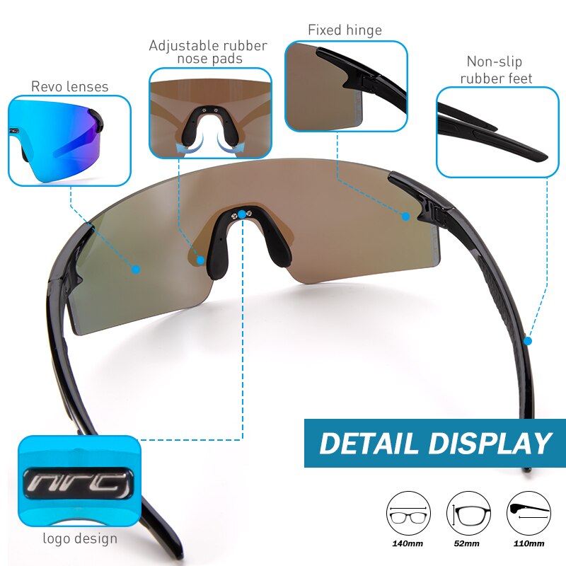 NRC Hiking Glasses Sports Glasses Cycling Sunglasses Outdoor Men UV400 Riding Bicycle Goggles MTB Driving Woman Hiking Eyewear