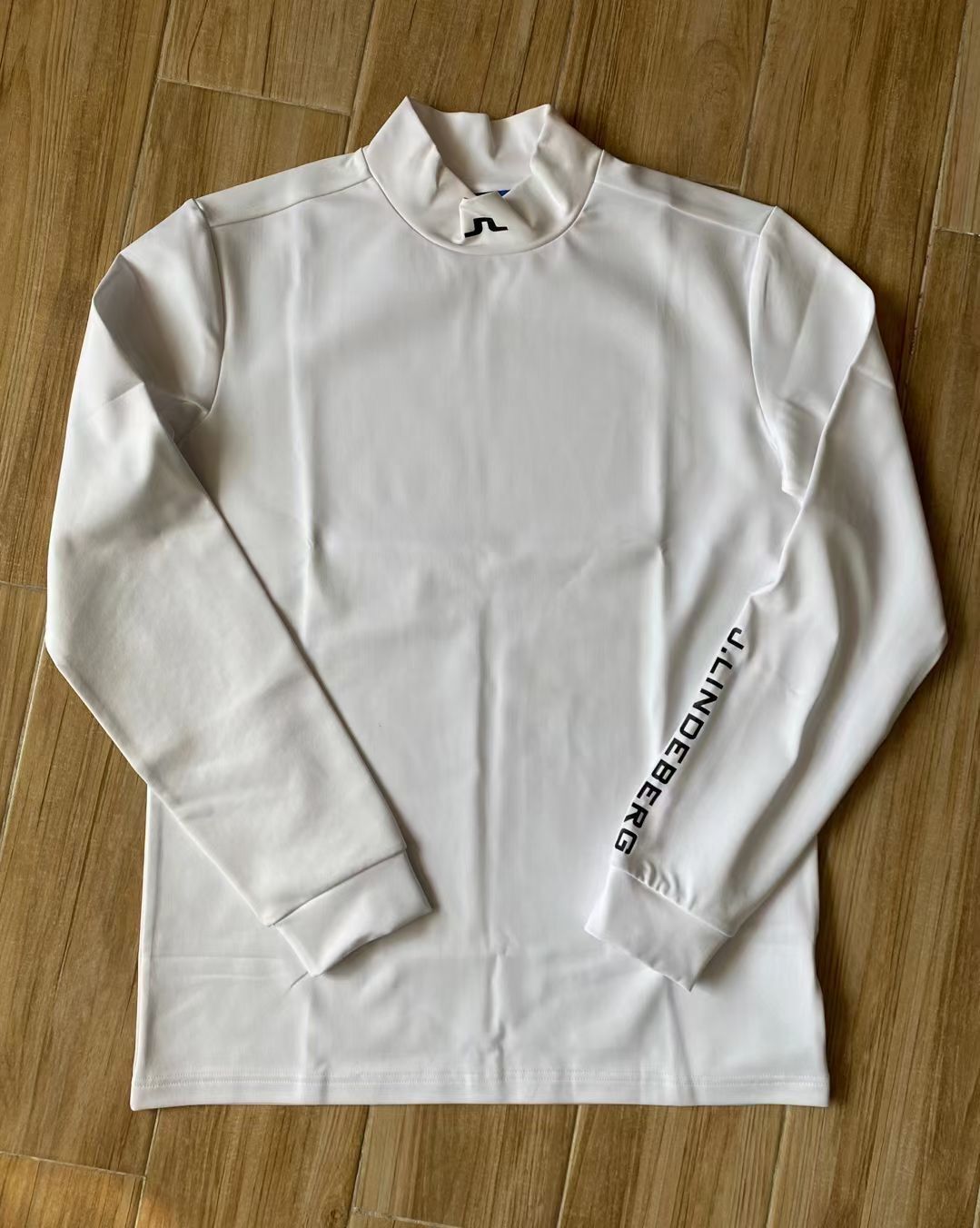 Golf manches longues hommes vêtements épaissi sous-vêtement thermique Autnmn: WHITE / XXL