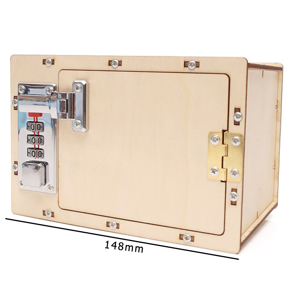 Mechanische Passwort Kasten Entwickeln freundlicher Denken Kreativität Modell DIY Wissenschaft Experiment Bausätze Art Pädagogisches Spielzeug