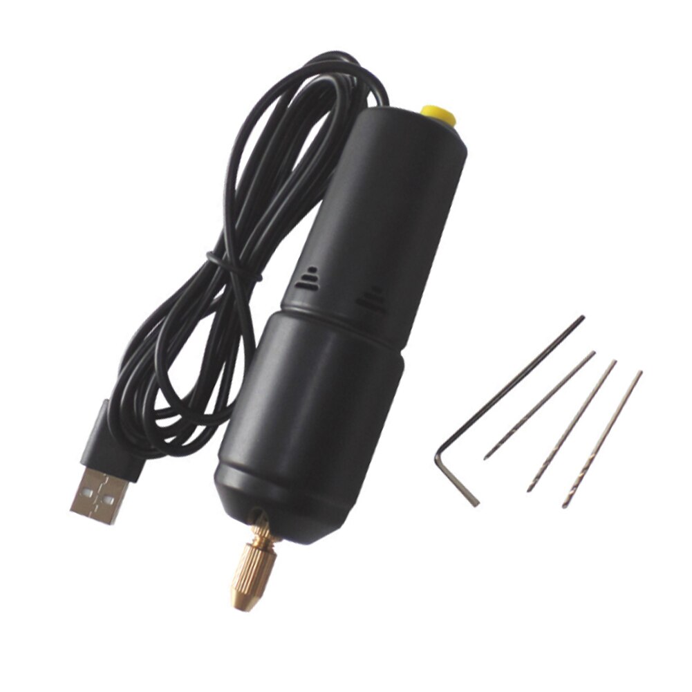 DC 5V mini trapani elettrici strumenti per gioielli trapano portatile micro USB portatile con punte da 3 pezzi per creazione di gioielli artigianato in legno fai-da-te
