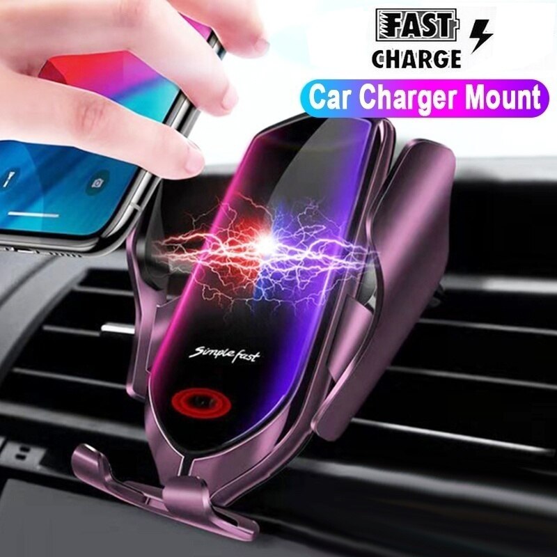 10W Car Phone Holder Qi Wireless Charger For iPhone 11 Pro XS MAX XR X 8 Plus Simplefast Fast Charging For Samsung S10 Note 10