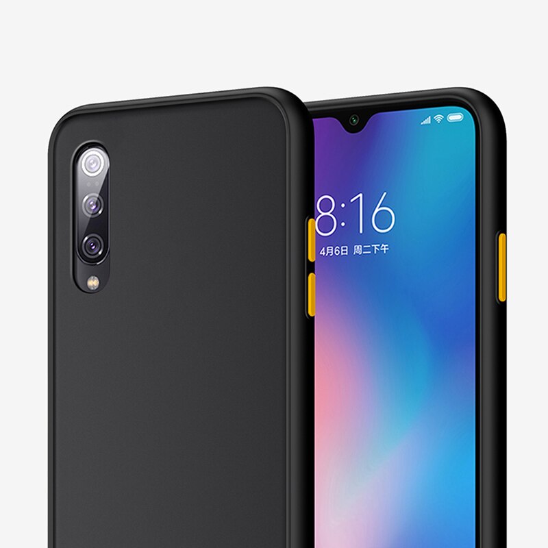 Luxe shockproof frosted transparante telefoon terug etui. coque. cover. case voor xiaomi mi 9 lite mi 9 lite 9 lite mi 9 lite siliconen case