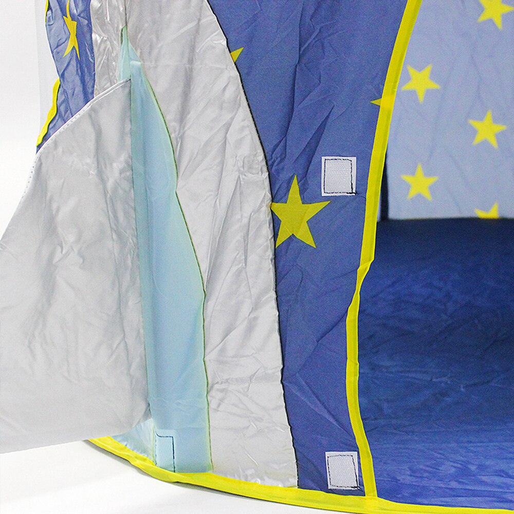 Tragbare 3 in 1 Raumschiff freundlicher Zelt Baby Wigwam Rakete Schiff Zelt Für freundlicher Tipi Trockenen Schwimmbad Ball Kasten kinderzimmer Strand Spielzeug