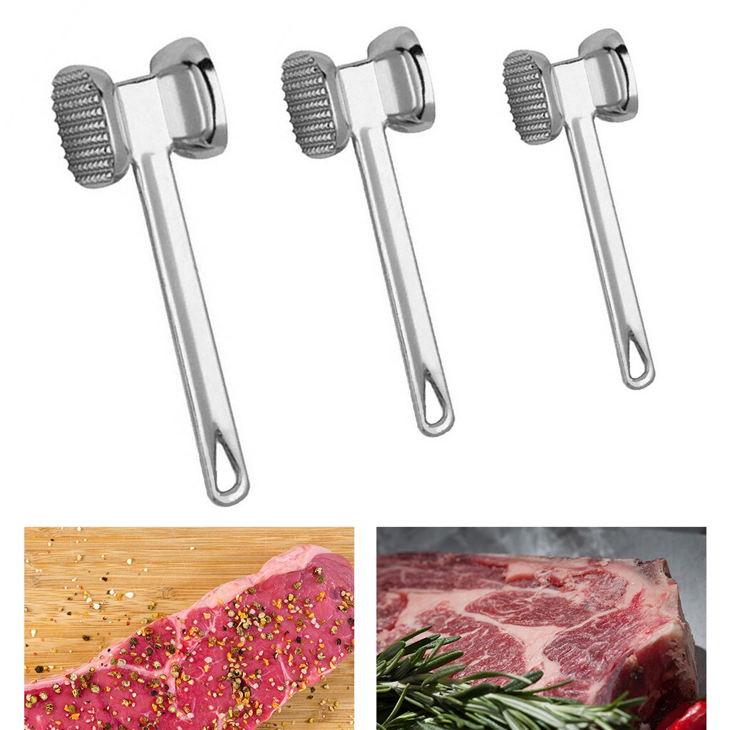 Meat Tenderizer, Dual-Sided Meat Mallet, Meat Hammer Used for Steak, Chicken, Fish，Meat Pounder, Meat Tenderizer Tool