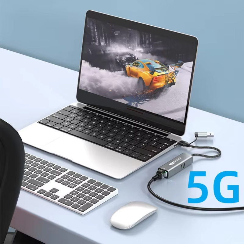 USB Typ C Ethernet Adapter 5000 Mbit/s USB 3.0 RJ45 Netzwerkkarte für MacBook PC Fenster XP 7 8 10 Android USB Lan Internetkabel