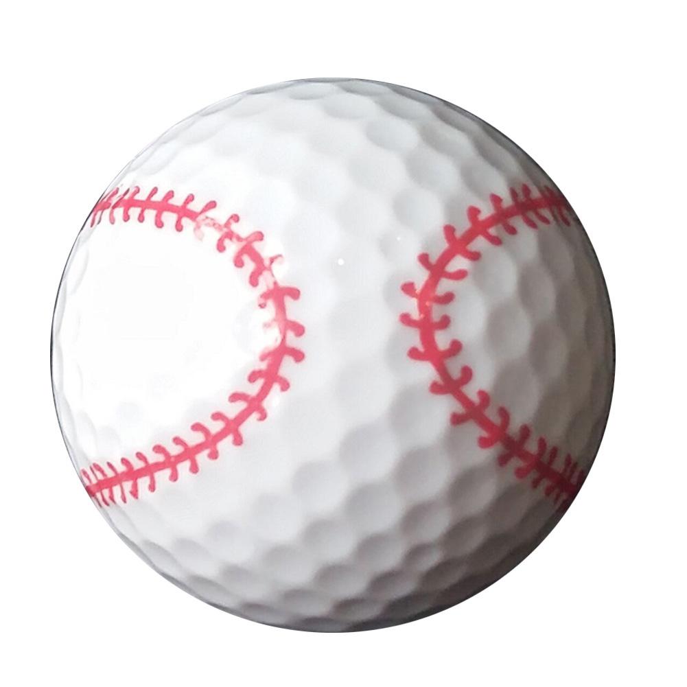 Mounchain Golf Balls Golf Game Sports Baseball Pattern Practice Golf Balls Indoor Outdoor