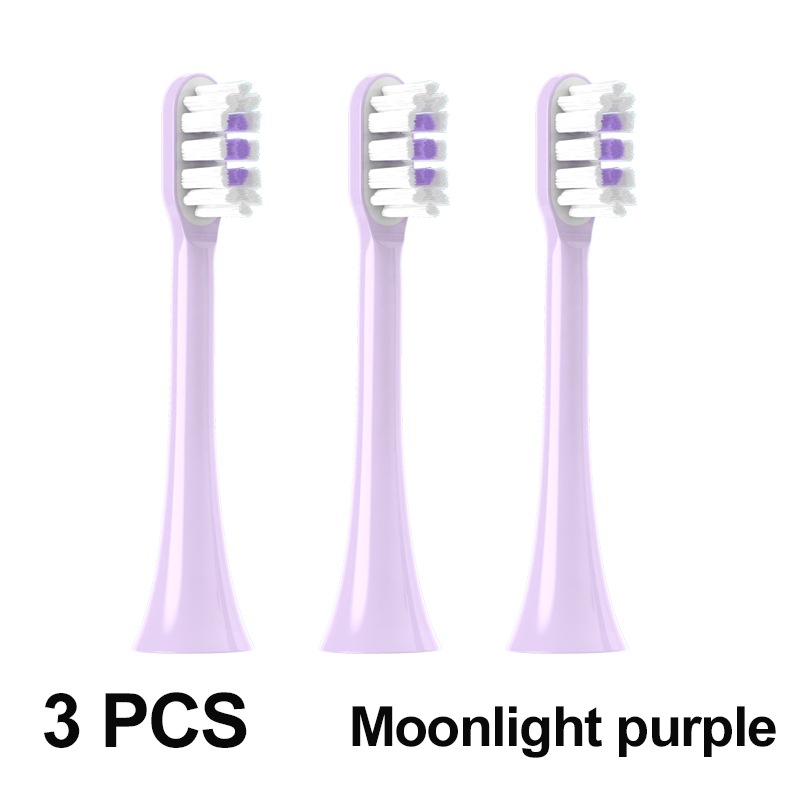 Replacement Toothbrush Heads For SOOCAS All Series X3U/X3pro/X3S/D5/D2 Sonic Electric Toothbrush Soft Bristle Nozzle: green