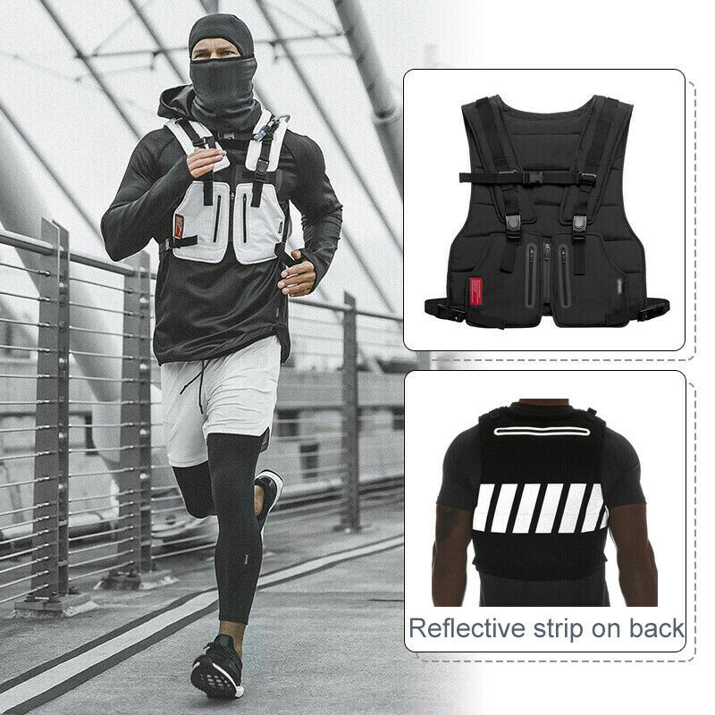 Multi-function Vest Outdoor Sports Fitness Men Protective Tops ZJ55