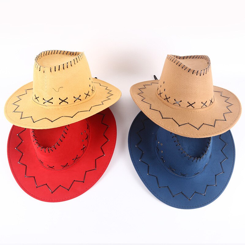 Pragmapism de las mujeres de los hombres sombrero de vaquero de la salvaje ropa gorro de sol casual de sombrero occidental vacaciones pesca de sombreros gorras de los hombres